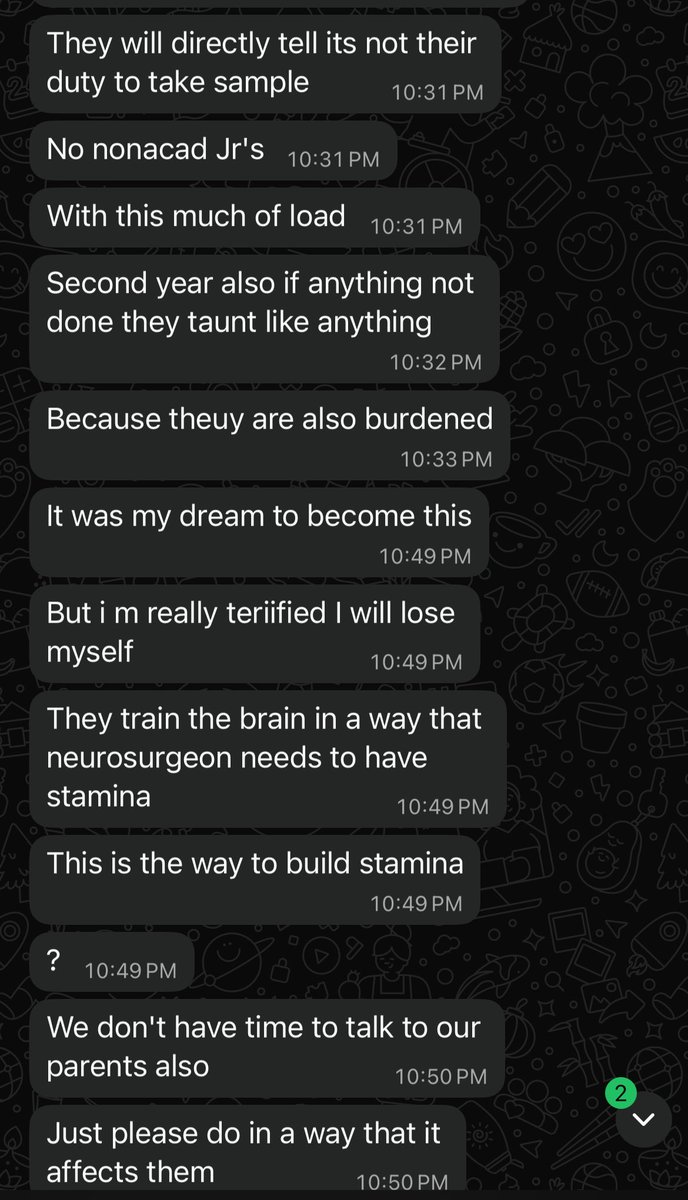 🚨 ALERT: BHU Neurosurgery Dept in crisis 🚨
Residents are being forced to work continuously without breaks, no weekly offs, no fixed duty hours. Even nursing staff refuses to cooperate.
Exhausted, mentally drained, and slipping into depression, these young doctors urgently need