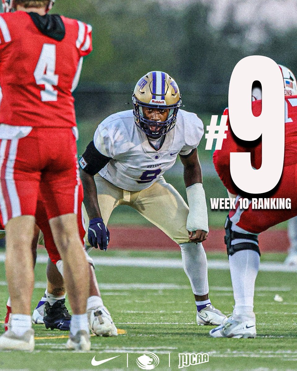 ButlerGrizzlies's tweet image. Moved 🆙 4 spots this week. 

#9 Butler vs. #1 Hutchinson on Saturday will be the 102nd meeting between the schools with the series split at 50-50-1‼️

#roargrizz🐻