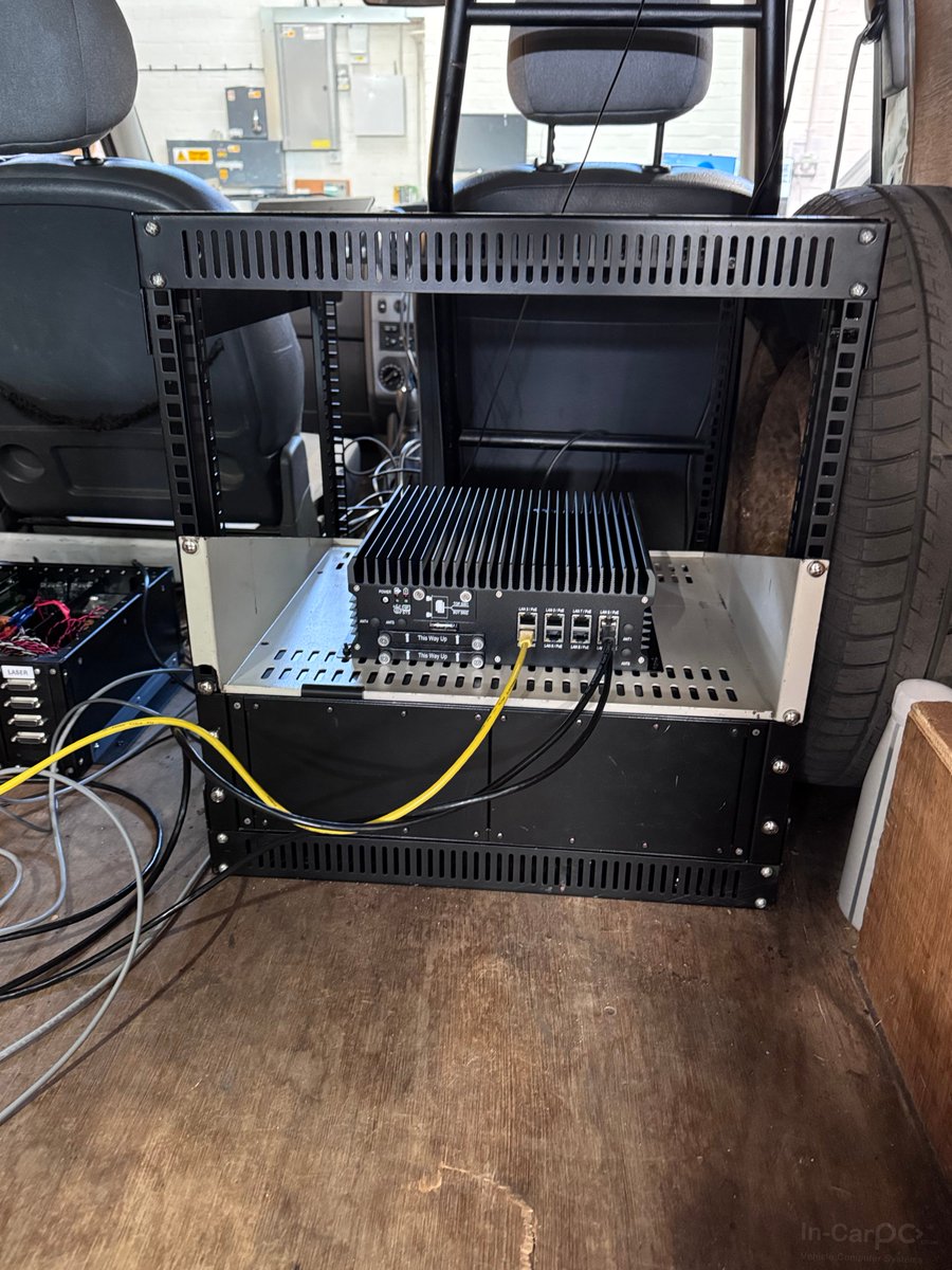 Here’s a quick look at one of our CQ87N PCs being used in a customer’s development project.
Our system’s handling two simultaneous 4K image streams with no dropped frames, using NVMe storage for high-speed data capture and running straight from a 12V vehicle supply.