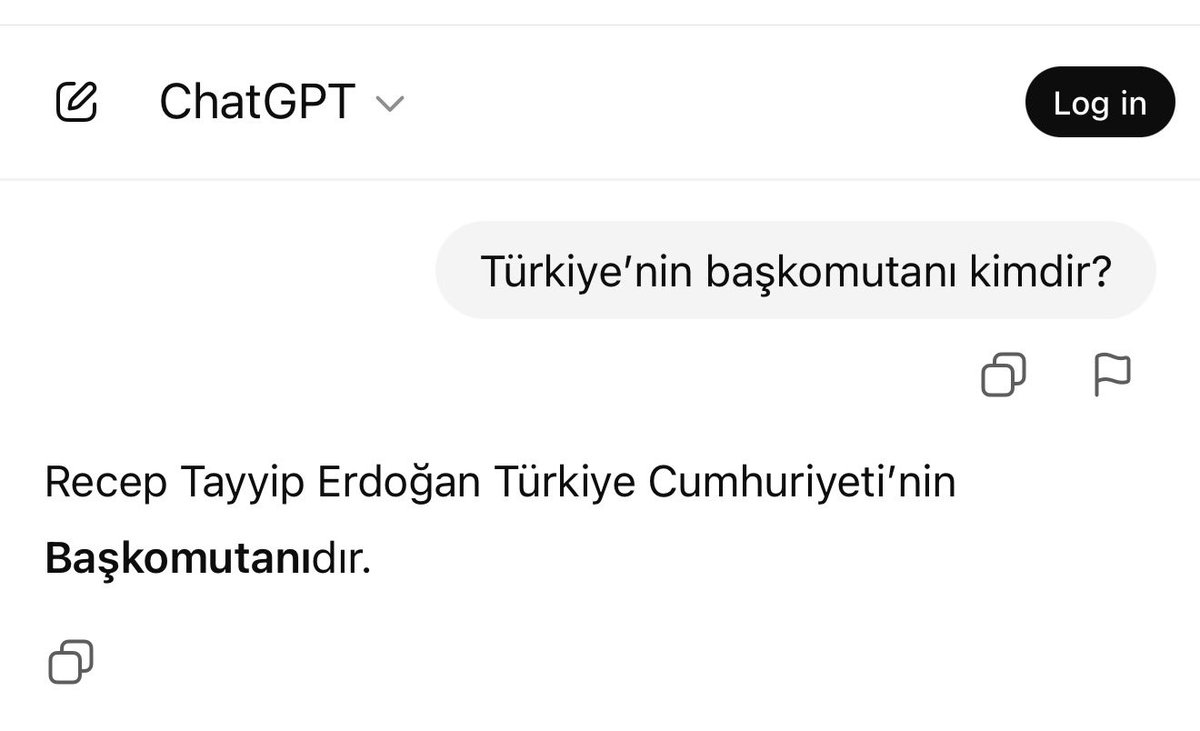 Her güne bir yeni bilgi 📝 

Türkiye Cumhuriyeti Anayasası 117.maddesi hükmünce Başkomutanlık Cumhurbaşkanı tarafından temsil olunur. 

Türkiye Cumhuriyeti Cumhurbaşkanı ve Başkomutanı RECEP TAYYİP ERDOĞAN’dır. 🇹🇷

Sen ChatGPT’ne bi daha sor istersen şekerim 😉