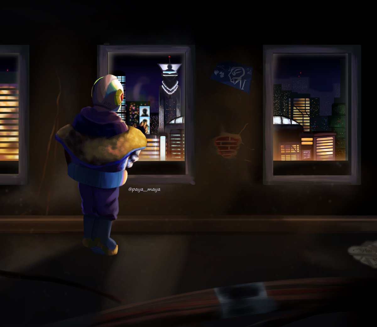 paya__maya's tweet image. I’ve seen the city a thousand times #theprotomen #protomen