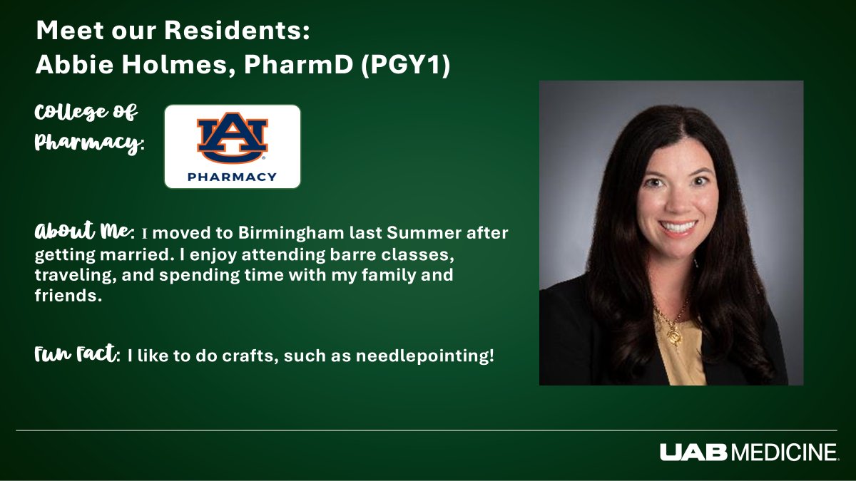 UAB Hospital Pharmacy Residency tweet media