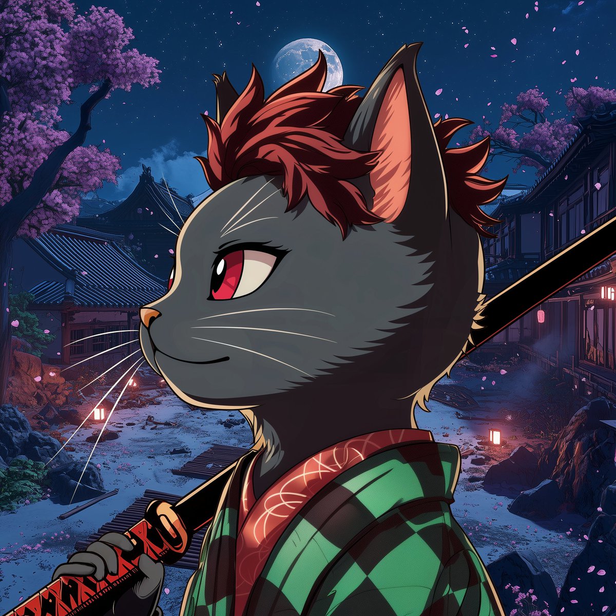 gm ☀️

Say hello to Tanjirozukat 1/1 from <a href="/azukatsonbase/">Azukats</a> collection 🐾😼

Never underestimate <a href="/base/">Base</a> art.