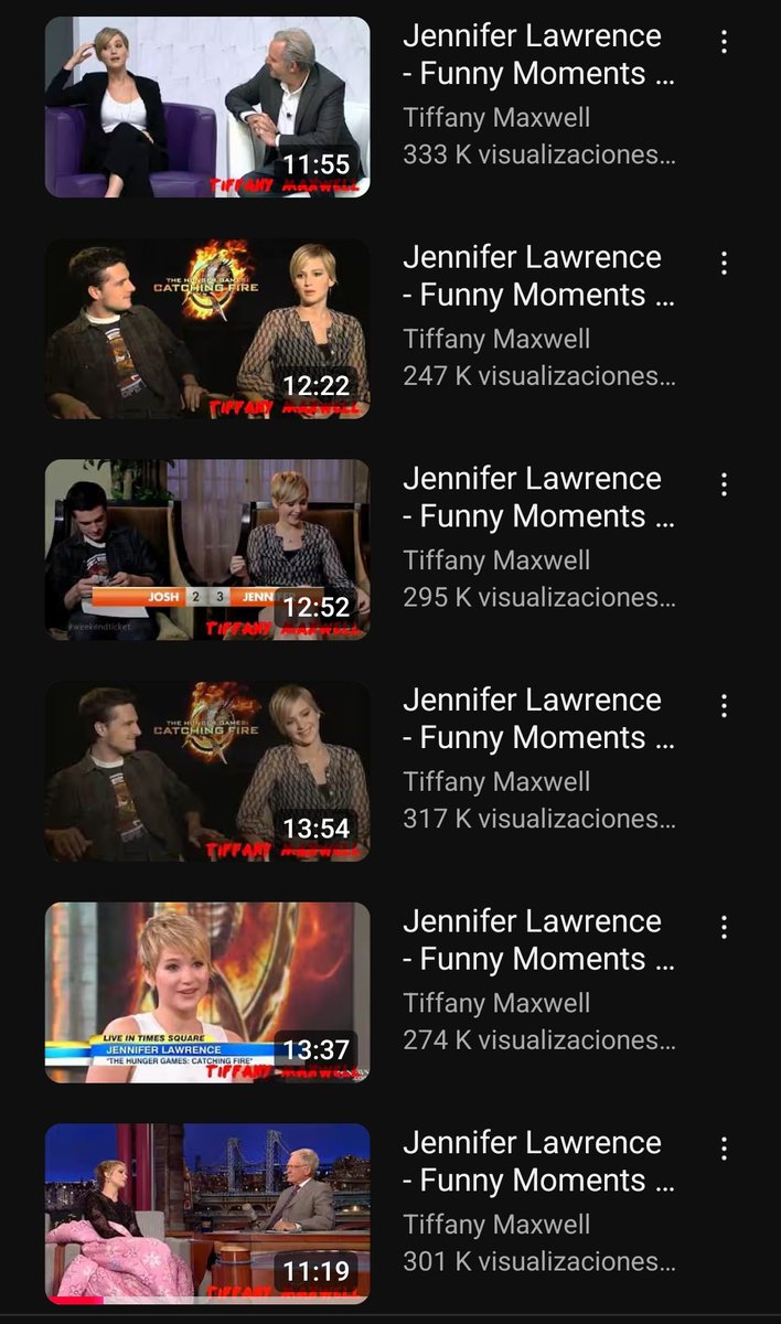 todoxjlaw's tweet image. I just want to tell you Jennifer Lawrence that you and this YouTube page made me happy for many years