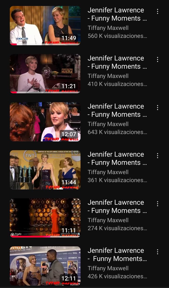 todoxjlaw's tweet image. I just want to tell you Jennifer Lawrence that you and this YouTube page made me happy for many years
