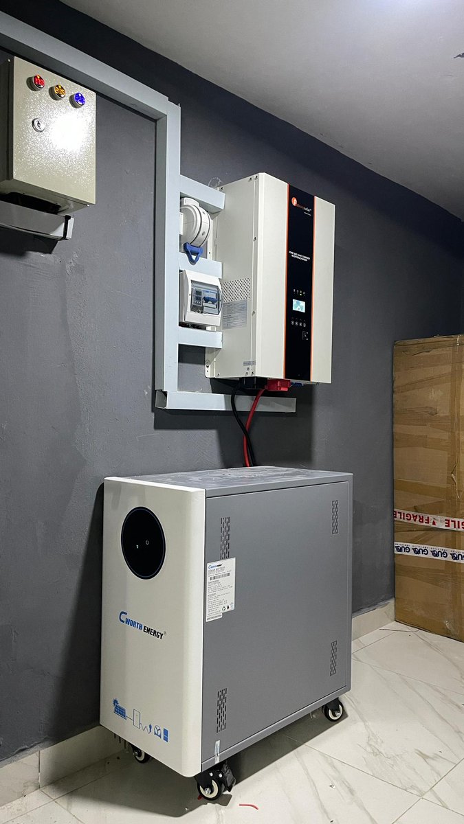 EasyPowerHub's tweet image. 10KVA 15KWH LITHIUM BATTERY INVERTER SYSTEM INSTALLATION (WITHOUT SOLAR PANELS) @ OCHACHO HOMES IDU, Abuja
SEND US A DM
(+234) 8085053131