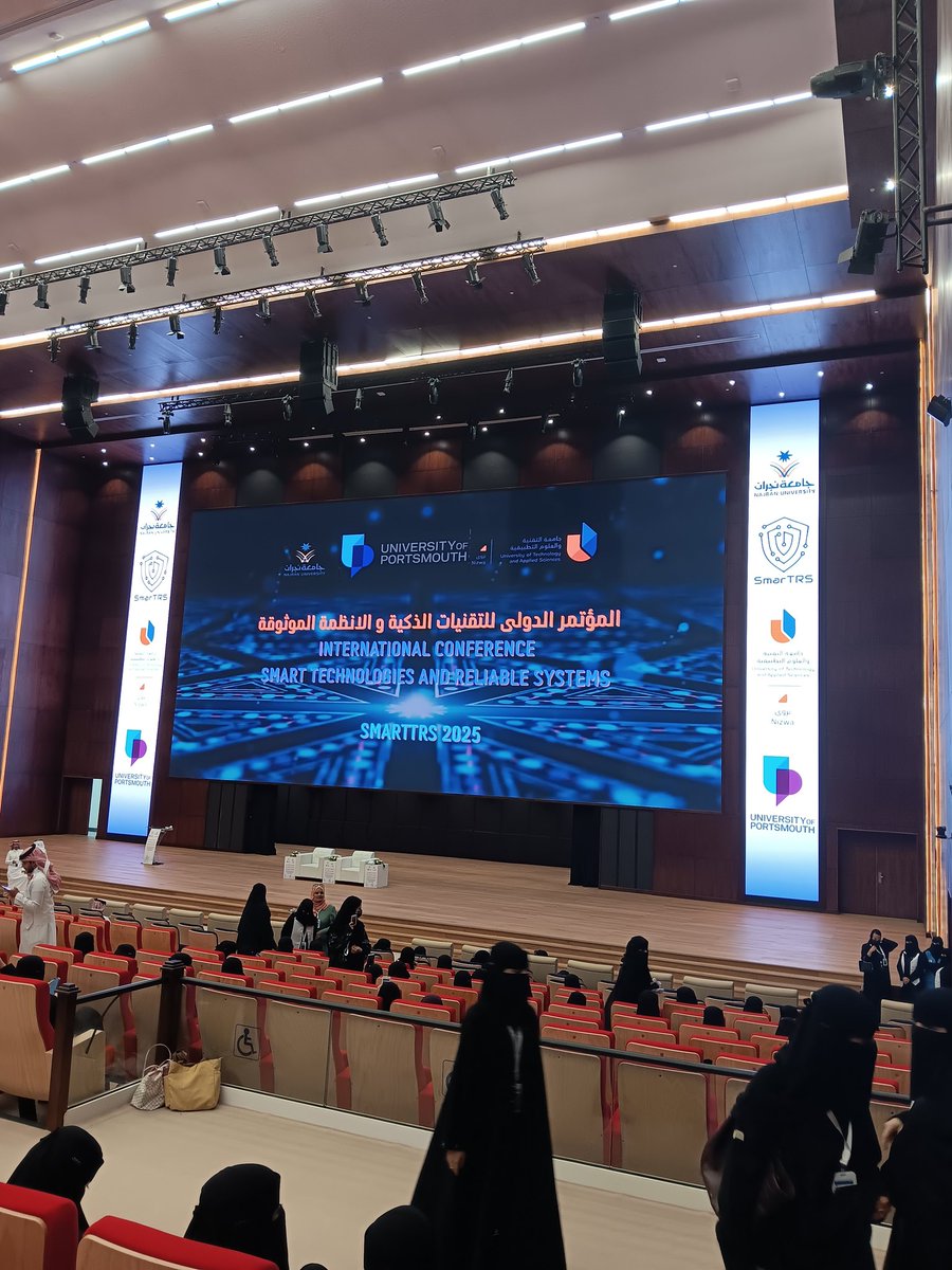 MaryamFagbo's tweet photo. Attended the first day of SmarTRS 2025 at Najran University .
حضرت اليوم الأول من مؤتمر SmarTRS 2025 في جامعة نجران .
#SmarTRS2025 #NajranUniversity #Innovation https://t.co/MZexEuYOwb