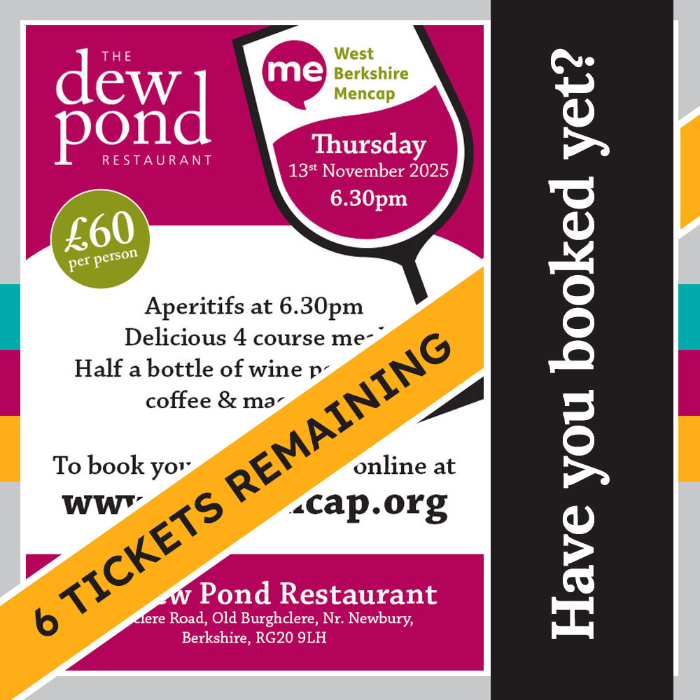 Just 6 tickets left for our Dew Pond evening 

Thursday, 13 November 2025 @ 6.30pm

£60 per person

HAVE YOU BOOKED YET?

wbmencap.org/product/the-de…