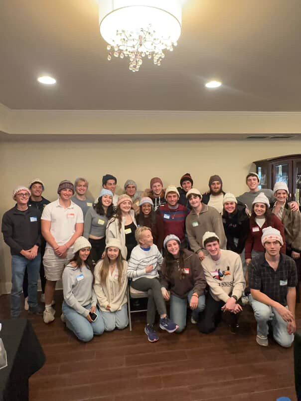 Irene is a talented knitter &amp; a Holocaust survivor who developed a close relationship with students at Chabad of <a href="/GeorgiaTech/">Georgia Tech</a>. She knitted hats for these Jewish students who visit her throughout the year 🧶🥹