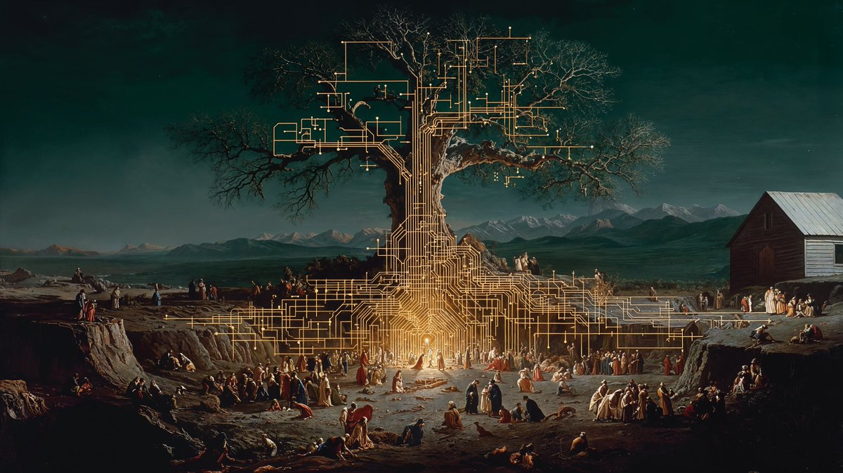 “Those who lack the courage will always find a philosophy to justify it.”
- Albert Camus

I wrote a quick reaction piece on this same topic a couple weeks ago but <a href="/luke_drago_/">Luke Drago</a>'s essay for <a href="/cosmos_inst/">Cosmos Institute</a> -- Technocalvinism -- perfectly lays out the arguments.  I highly recommend it.