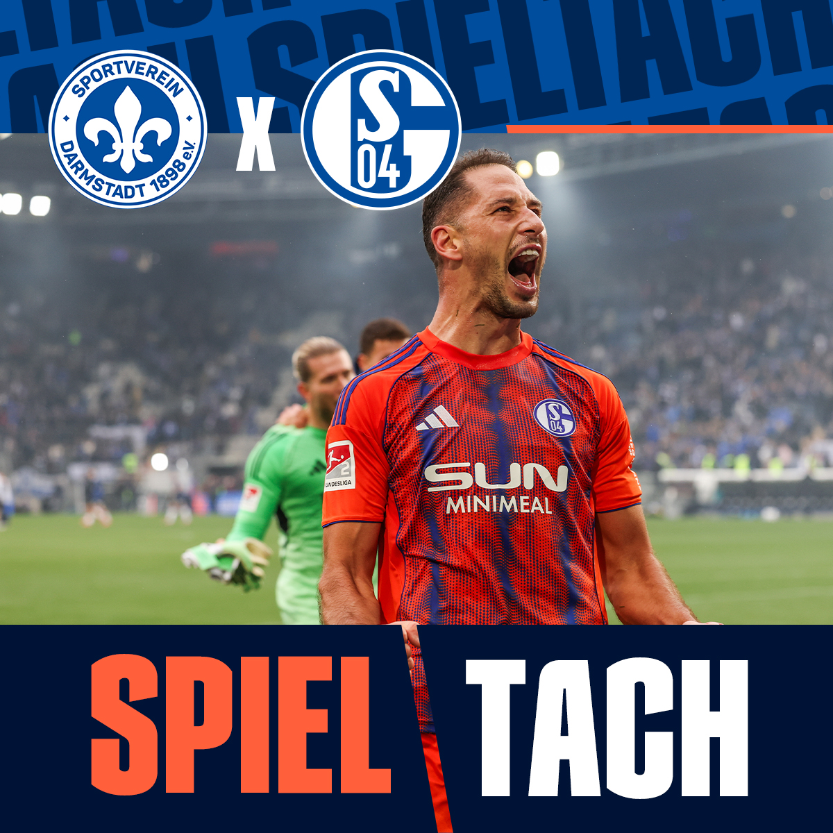 ⚒️ SPIELTACH
🏆 DFB-Pokal
⚽️ SV Darmstadt 98 🆚 #S04
⏰ 20.45 Uhr
#⃣ #SVDS04