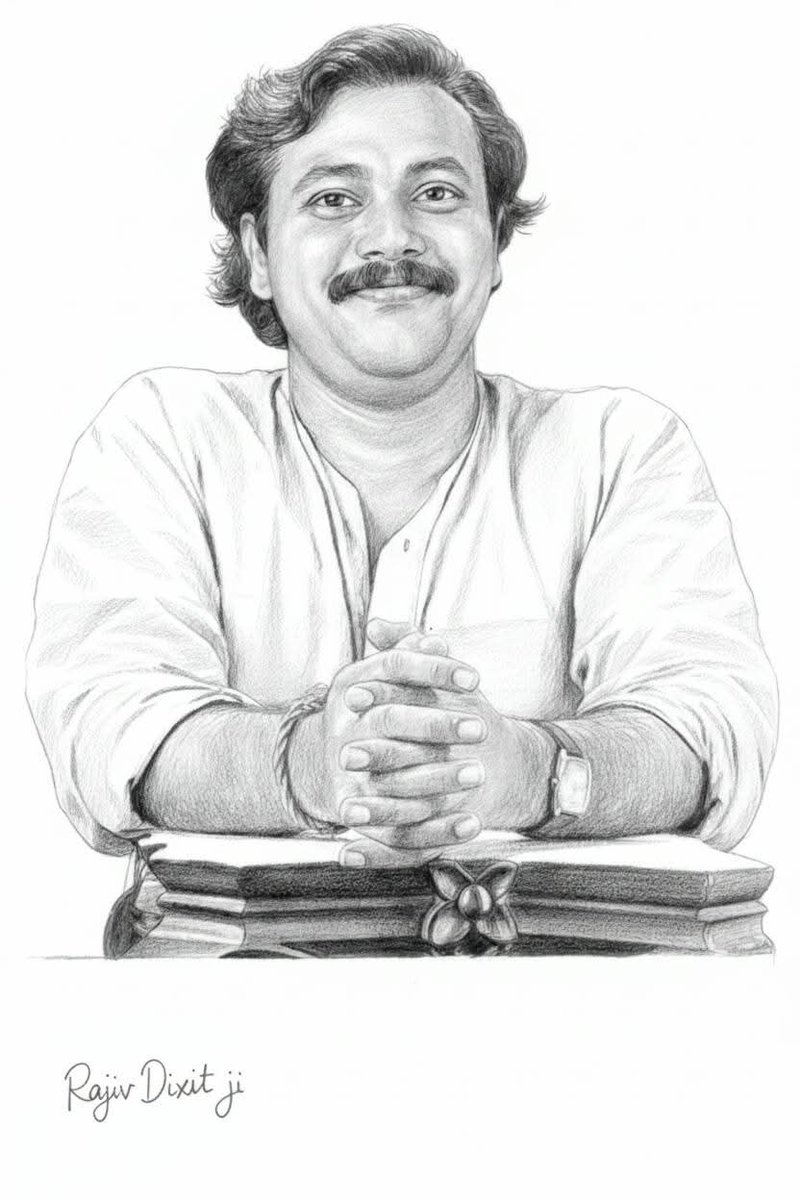 राजीव दीक्षित एक महान आत्मा 
क्या इन्हे आपने सुना ?

क्या इन्हे जानने, समझने व इनके विचारों 
या स्वास्थ्य सूत्र को अपनाने का प्रयास किया

कुछ समय निकाल जरूर इन्हे जानने, समझने का प्रयास करना 

#राजीव_दीक्षित_समर्थक