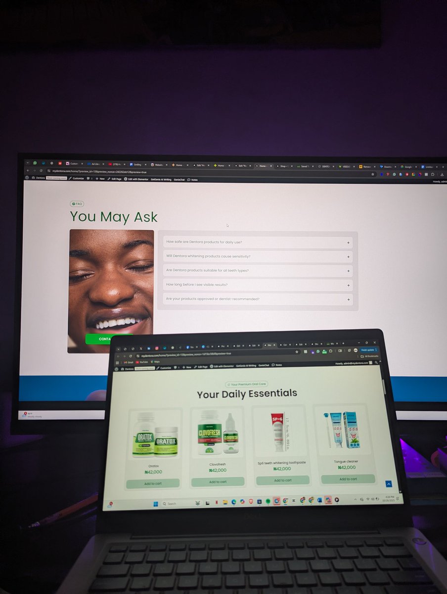 Heckstechie_'s tweet image. From a fresh blank Elementor Canvas...

See how far I&apos;ve come with this website 🙂‍↔️♥️

Designing one section at a time.