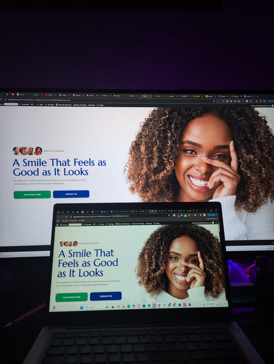 Heckstechie_'s tweet image. From a fresh blank Elementor Canvas...

See how far I&apos;ve come with this website 🙂‍↔️♥️

Designing one section at a time.