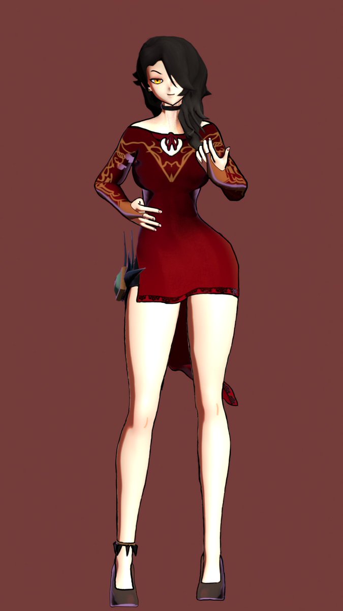 To celebrate Cinder getting a Blender model, i decided to make a quick render and some edits using Clipstudios paint. Honestly other than Neo, might be my favorite RWBY design. Model by <a href="/SonGenshiPLUS/">SonGenshin 🔞 Comms Open (1/3)</a> 
#rwby #CinderFall #RWBYCinder
Hopefully more RWBY stuff coming soon!