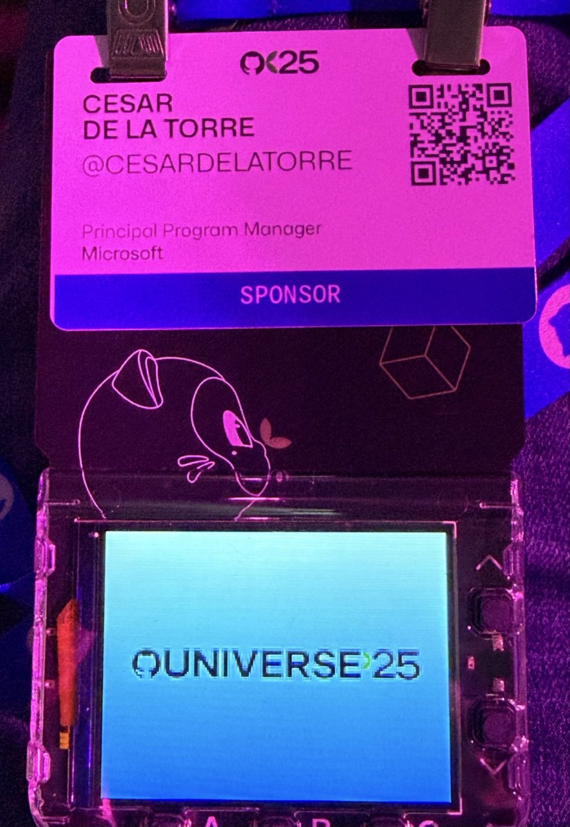 cesardelatorre's tweet photo. At GitHub Universe 2025 this week! We’ll have many exciting news from Microsoft and GitHub! 😃 #GitHubUniverse #GitHub https://t.co/Jz6msoyRs8