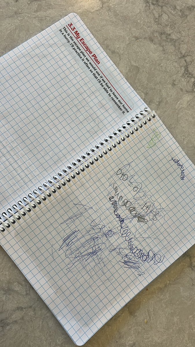 farmertorrey's tweet photo. “My Escape Plan” prepared by my 5-year-old actually seems fitting. https://t.co/YMzj2030wn