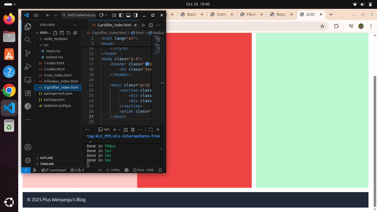 PiusProgrammer's tweet image. I never imagined I could style my document using Tailwind CSS! My first day styling using TailwindCSS👨💻 #TailwindCSS #Coding #SelfStudying