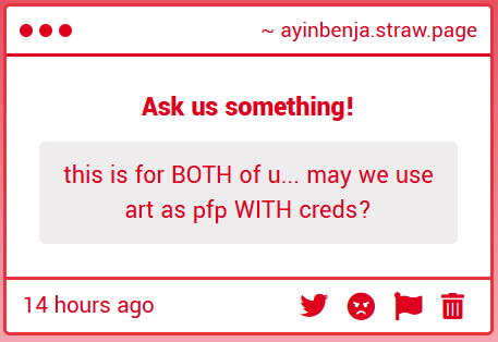 ayin_underscore's tweet image. YES OFC // WTF THANK YOU SO MUCH EVEN THOUGH ALL I DO IS DRAW YAOISLOP THANK YOU THANK YO