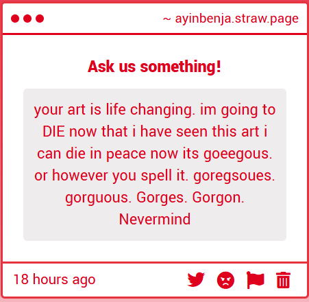 ayin_underscore's tweet image. YES OFC // WTF THANK YOU SO MUCH EVEN THOUGH ALL I DO IS DRAW YAOISLOP THANK YOU THANK YO