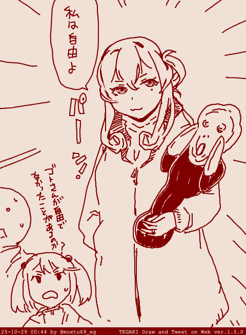 ナルヴィク防衛作戦と聞いてはりきる女が一隻(ひとり) #tegaki_dt 