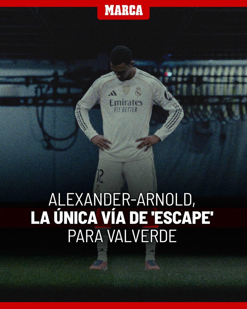 marca's tweet image. 🤝 La única vía de 'escape' del lateral para Fede Valverde tiene nombre y apellidos: Trent Alexander-Arnold

⚽ Trent tiene una gran oportunidad con la lesión de Carvajal para cambiar su dinámica. Siempre con el foco puesto en el Mundial

#realmadrid #arnold #valverde