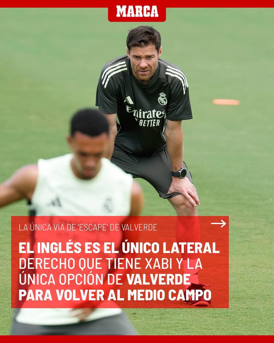 marca's tweet image. 🤝 La única vía de 'escape' del lateral para Fede Valverde tiene nombre y apellidos: Trent Alexander-Arnold

⚽ Trent tiene una gran oportunidad con la lesión de Carvajal para cambiar su dinámica. Siempre con el foco puesto en el Mundial

#realmadrid #arnold #valverde