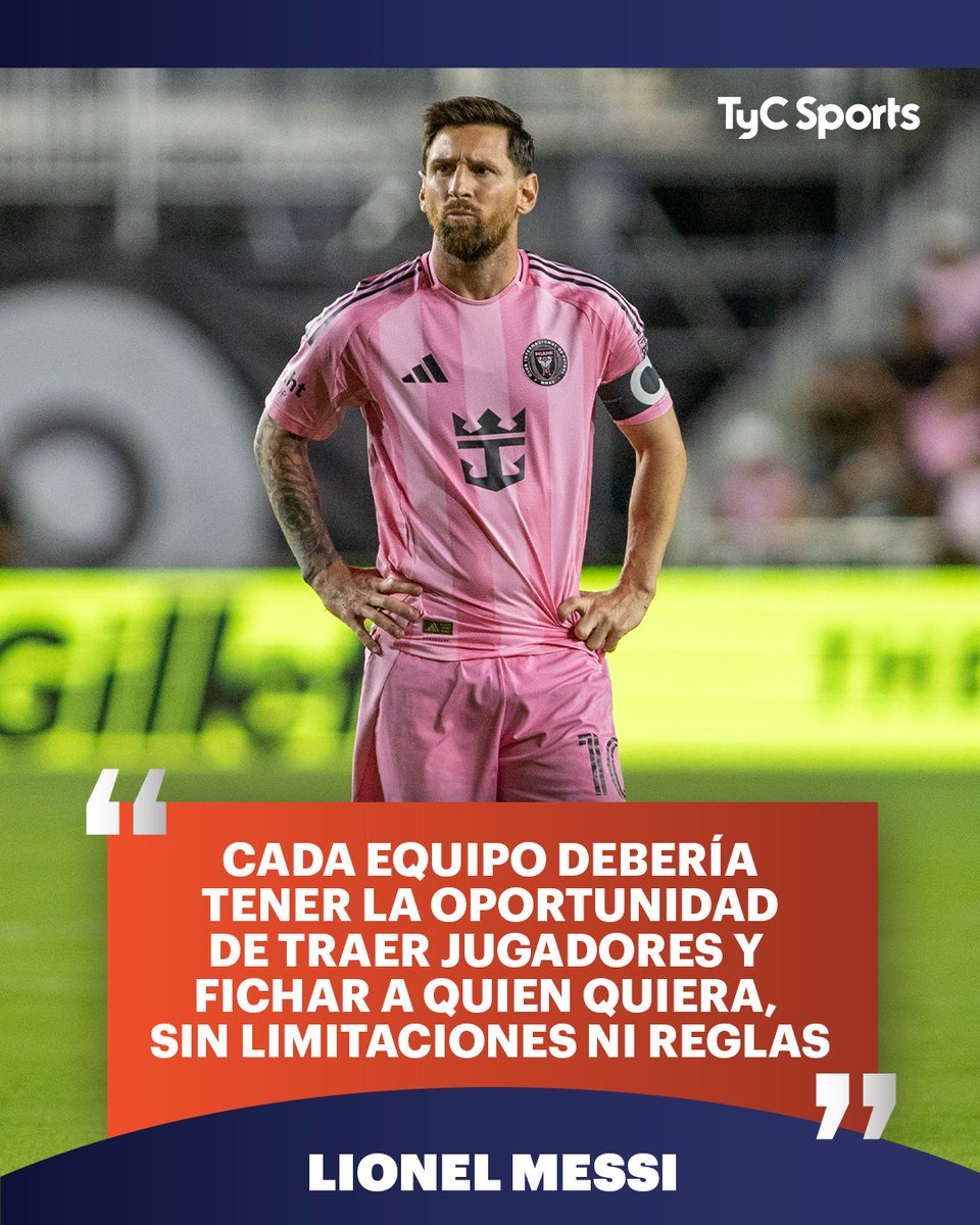 Crackbol10's tweet image. Messi le pega duro a las normas salariales de la MLS 🔥