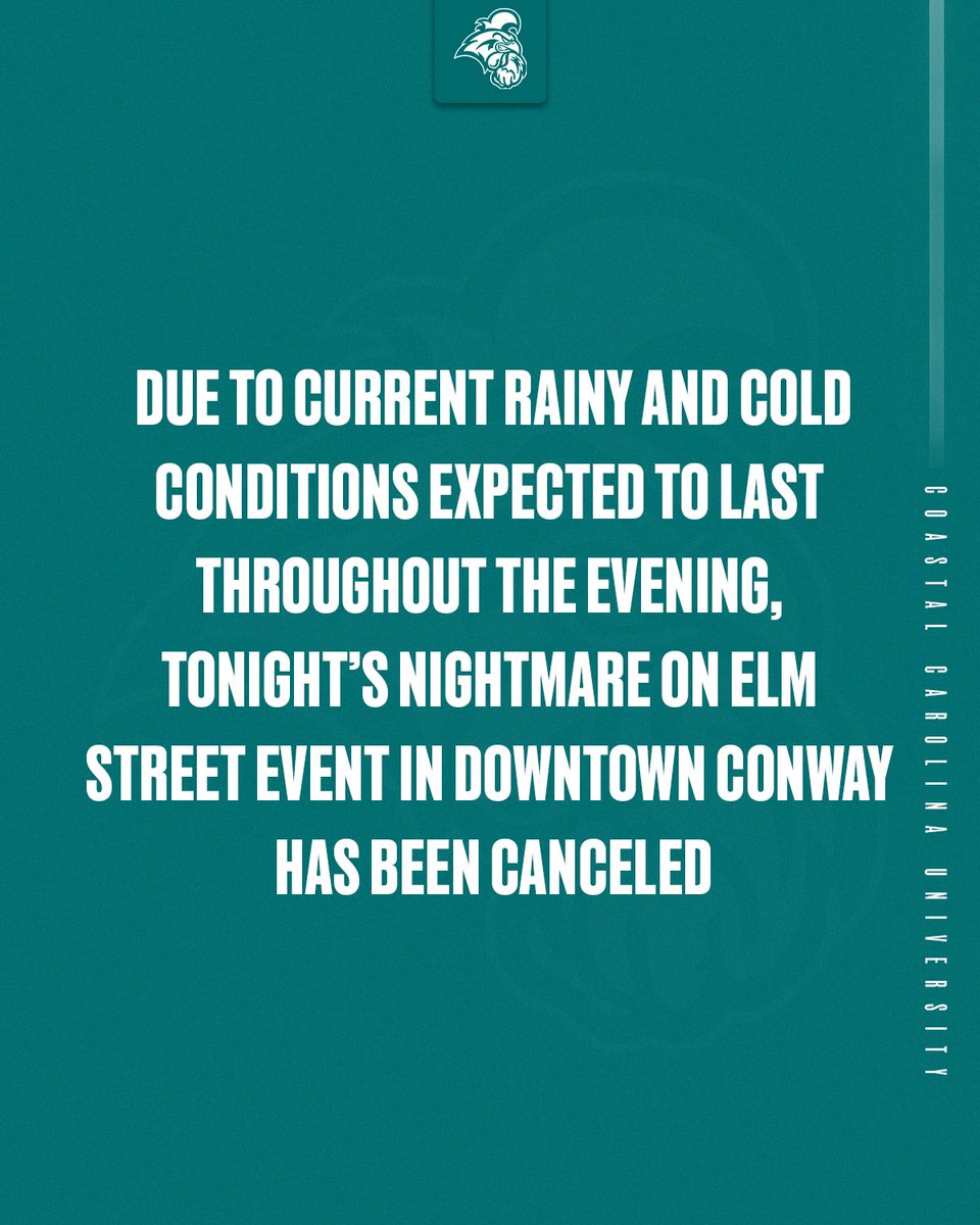 Coastal Carolina Athletics tweet media
