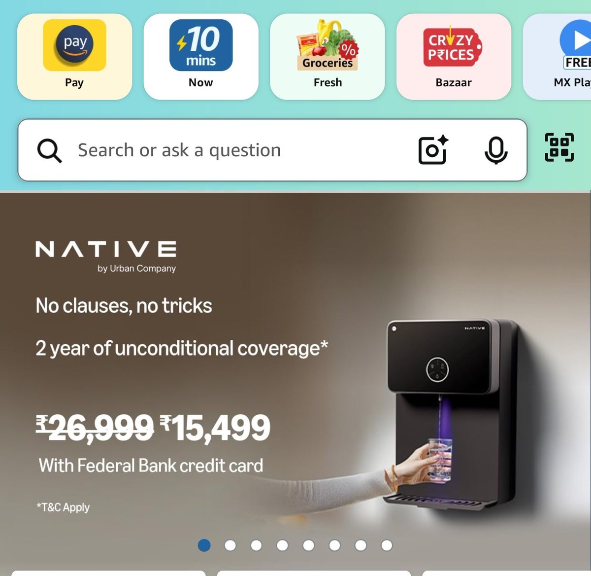 Minkimac's tweet photo. @urbancompany_UC @amazonIN unconditional*? https://t.co/gBrOge4jqM