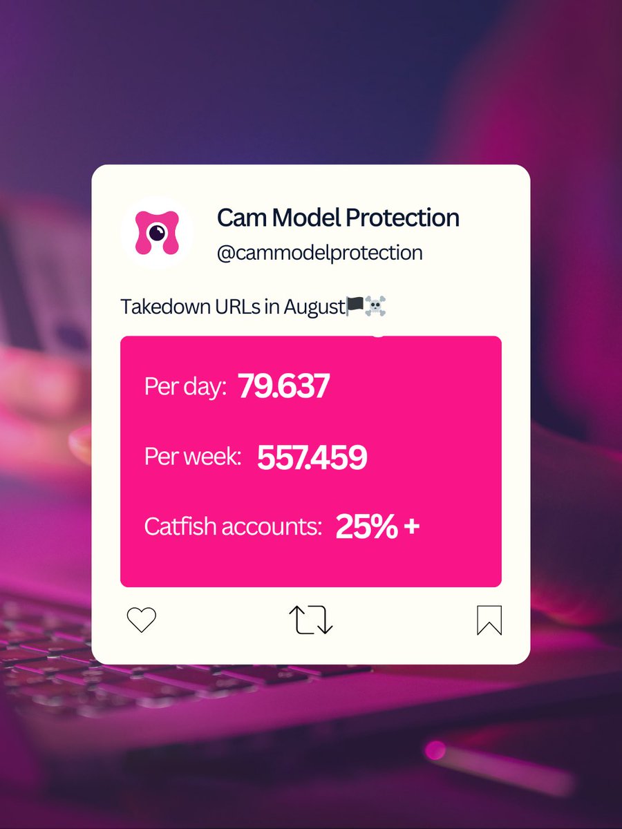 cammodelprotect's tweet image. Another defeated month of pirates 💥

#DMCA #BrandProtection #LeakDetection #OnlineSafety