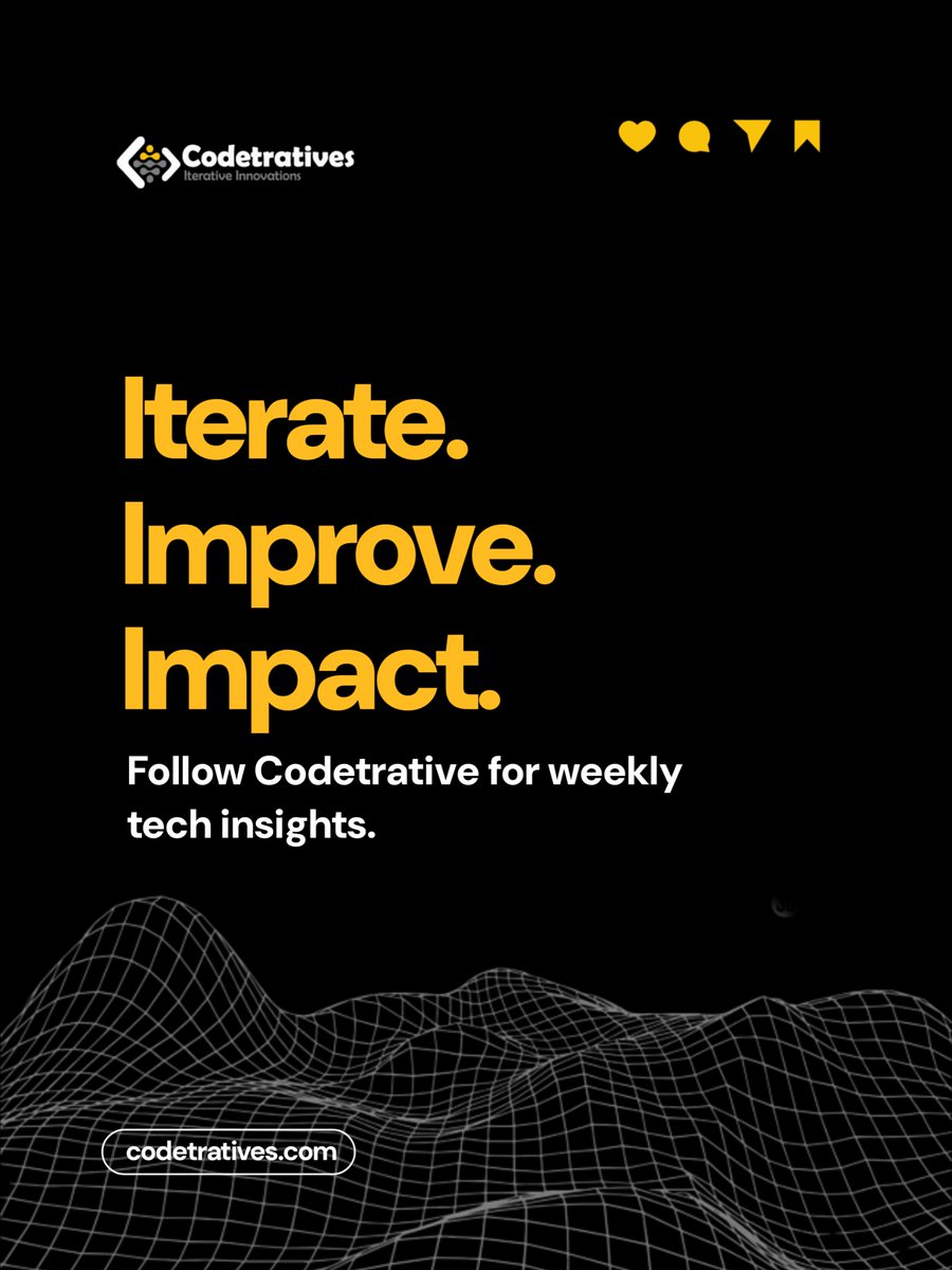 codetratives's tweet image. #TechTipTuesday
A clean UI is good.
An iterated UI is great.
Try these 4 steps to improve UX this week 👇
1️⃣ Simplify navigation.
2️⃣ Use contrast for clarity.
3️⃣ Test with real users.
4️⃣ Iterate based on feedback.

#Codetrative #UXDesign #AppDevelopment #IterateToInnovate