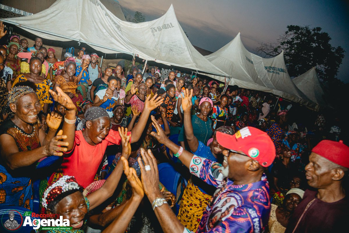 MoghaluGeorge's tweet image. Yesterday, in continuation of my community to community campaign tour, I led my campaign team to Omor, Anaku, Umumbo and Umuolum in Ayamelum Local Government Area, proudly known as the food basket of Anambra State. The reception we received from the people was overwhelming and…