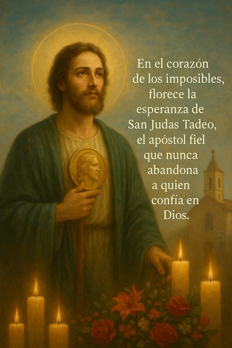 PptuoS's tweet image. Cada 28 de octubre la Iglesia celebra la fiesta de San Judas Tadeo, Apóstol de Cristo, a quien los Evangelios presentan como el "hermano de Santiago".