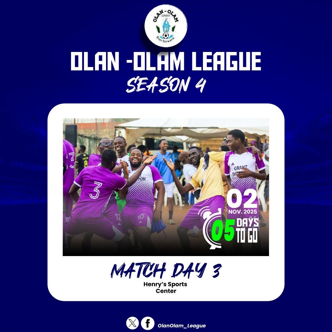 OlanOlam_League's tweet image. The boys are already rehearsing goal celebrations 😎💃 — because Matchday 3 ain’t for the faint-hearted! 5 days to go! ⏳⚽
#OlanOlamLeague #Matchday3Madness