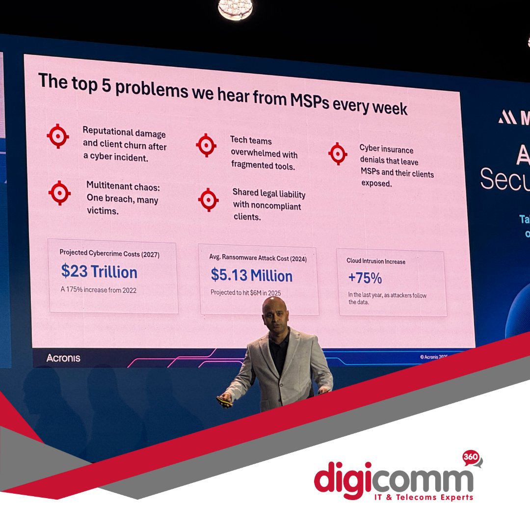 Last week, our MD Mark represented Digicomm 360 at the MSP Global event, where cyber security took centre stage. 
Mark came away with a wealth of  knowledge that we’re excited to implement into supporting our customers.
<a href="/MSPglobalevent/">MSPglobal</a> <a href="/MSPGlobal/">MSP Global</a> 
#CyberSecurity