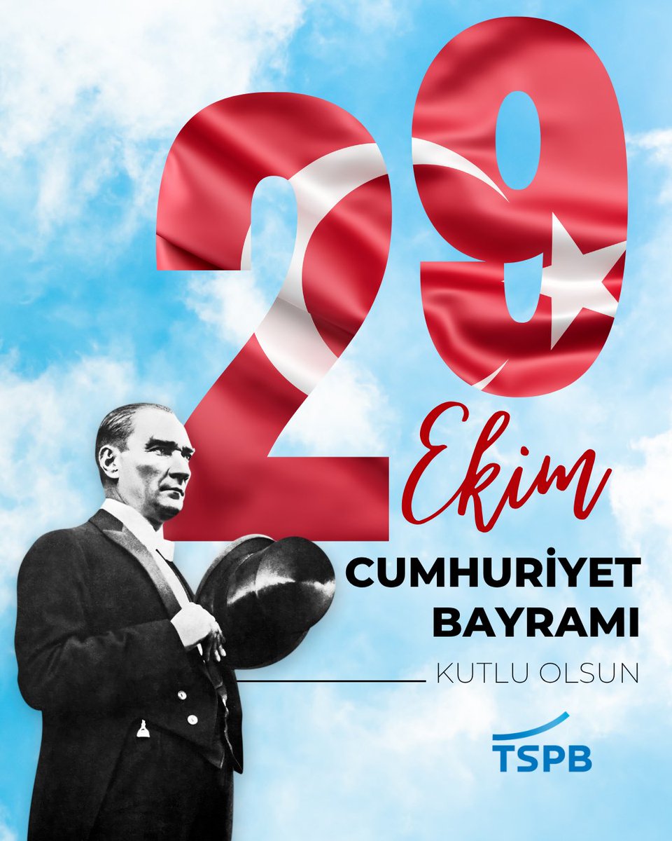 MaldanerME's tweet photo. Cumhuriyet; cesaretin, birlikteliğin ve ilerlemenin simgesidir.

Ulu Önder Mustafa Kemal Atatürk’ün önderliğinde kurulan bu değerli mirası, bugün hep birlikte daha da ileri taşımaya kararlıyız.

29 Ekim Cumhuriyet Bayramımız kutlu olsun.

#29Ekim #CumhuriyetBayramı #Maldaner https://t.co/Cz2WzPLGEf