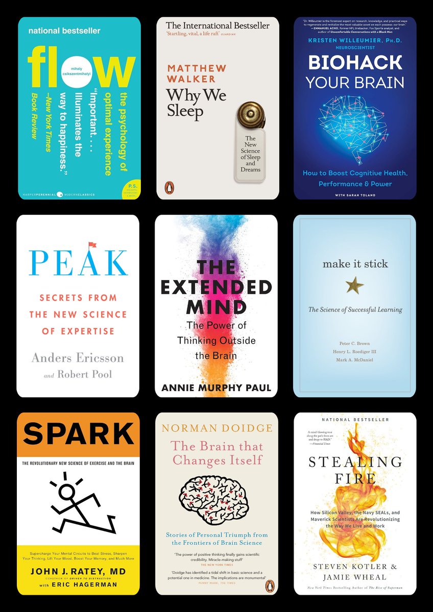 9 books to optimize your brain performance