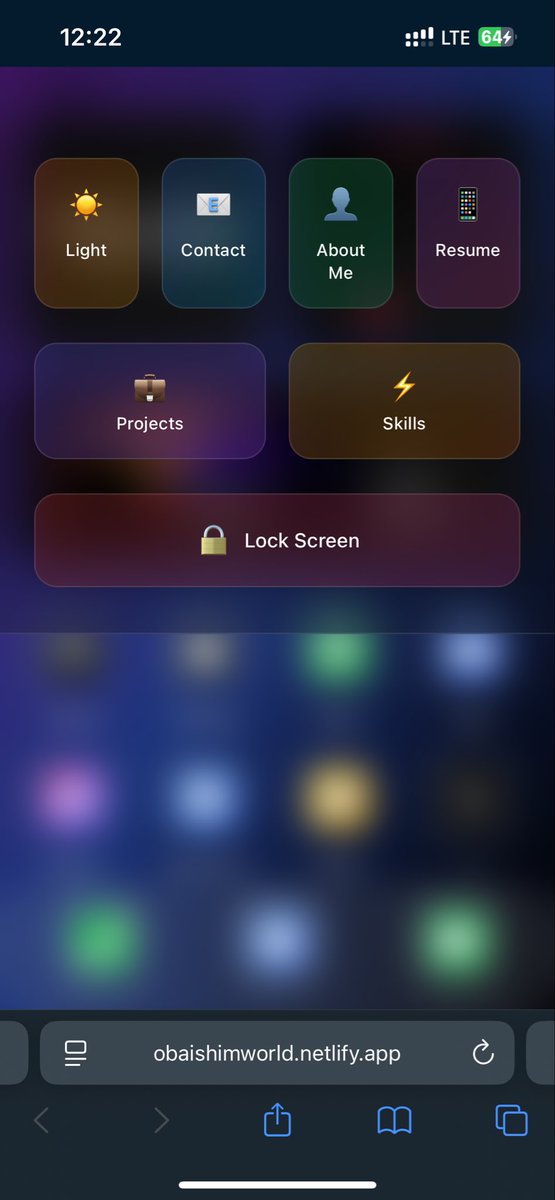 Alphaoz13's tweet image. FINALLY!!!
What started as “I just want to recreate the iPhone look” turned into my biggest project so far….a full iOS-inspired portfolio.
It’s interactive, smooth, and every app icon actually works.
this one means a lot to me
#webdevelopment #frontenddev #PortfolioProject