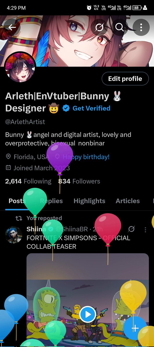 ArlethArtist's tweet photo. Today is my birthday 🎈 thanks to everyone for supporting me I'm thankful to all my followers 💓 https://t.co/HtjsOL2nm8