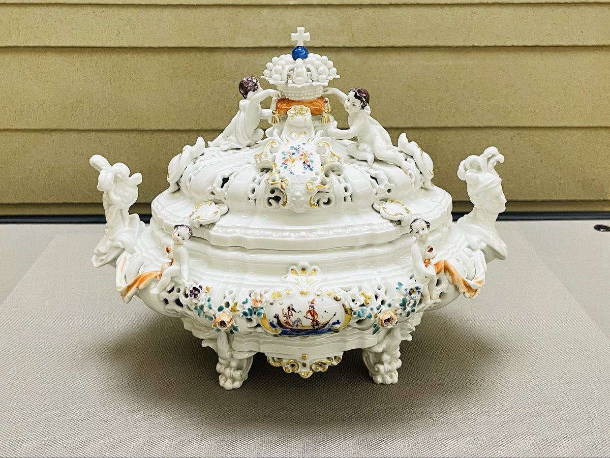 マイセンティーカップ　美術絵　art mondo nasuno f6 サイン入り マイセンティーカップ 美術絵 art mondo nasuno f6 サイン入り