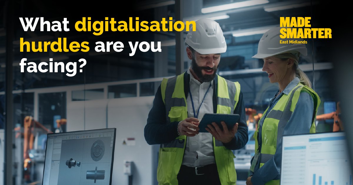 Facing hurdles with digitalisation?

We help manufacturers cut costs, save time &amp; grow - with the right digital tools.

✅ Free expert advice 
✅ Up to £20k matched funding 
✅ Digital roadmap

Don’t face it alone, take the first step 👇
madesmarter.uk/adoption/in-my…