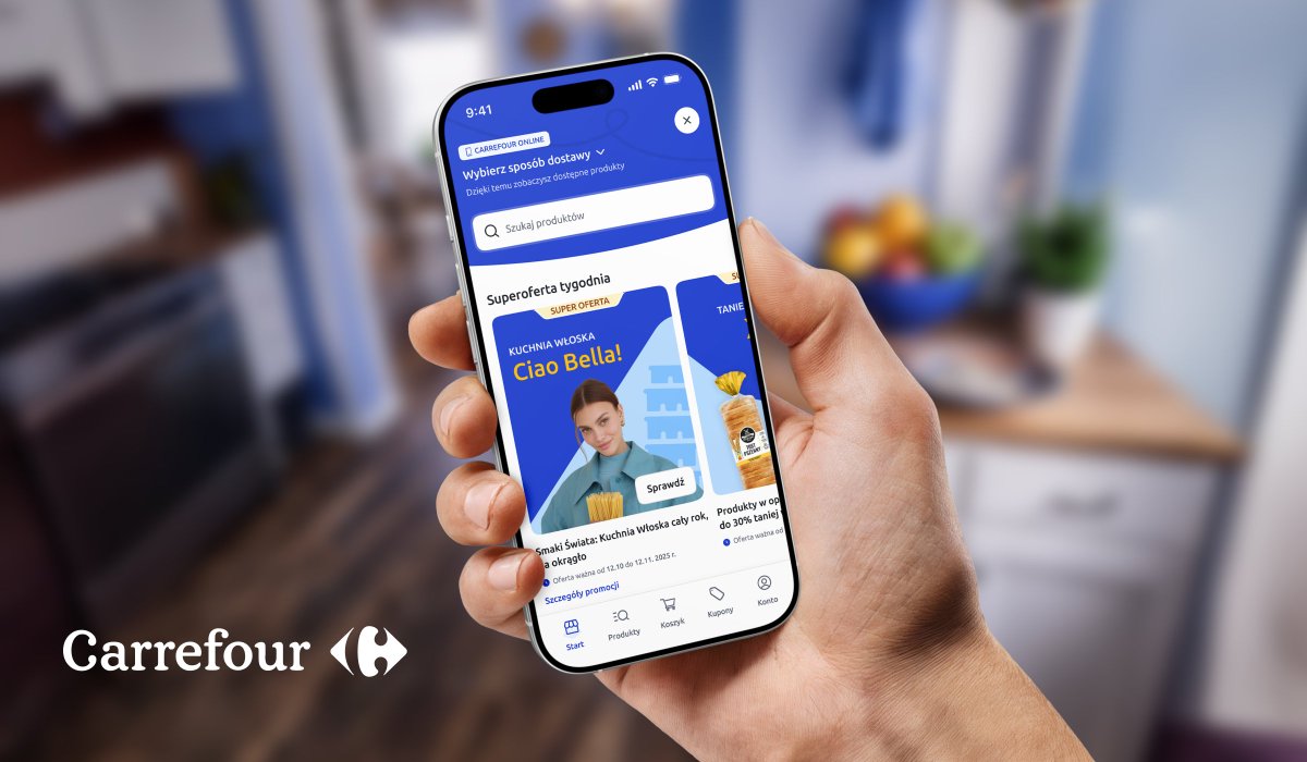 #NEWS: 
Już od dzisiaj możecie zrobić #zakupyinternetowe bezpośrednio w aplikacji #MójCarrefour! Nowa wersja naszej apki stała się właśnie pełnoprawnym sklepem internetowym #CarrefourPolska. Zapraszamy do pobrania lub aktualizacji aplikacji Mój Carrefour na Waszych smartfonach!
