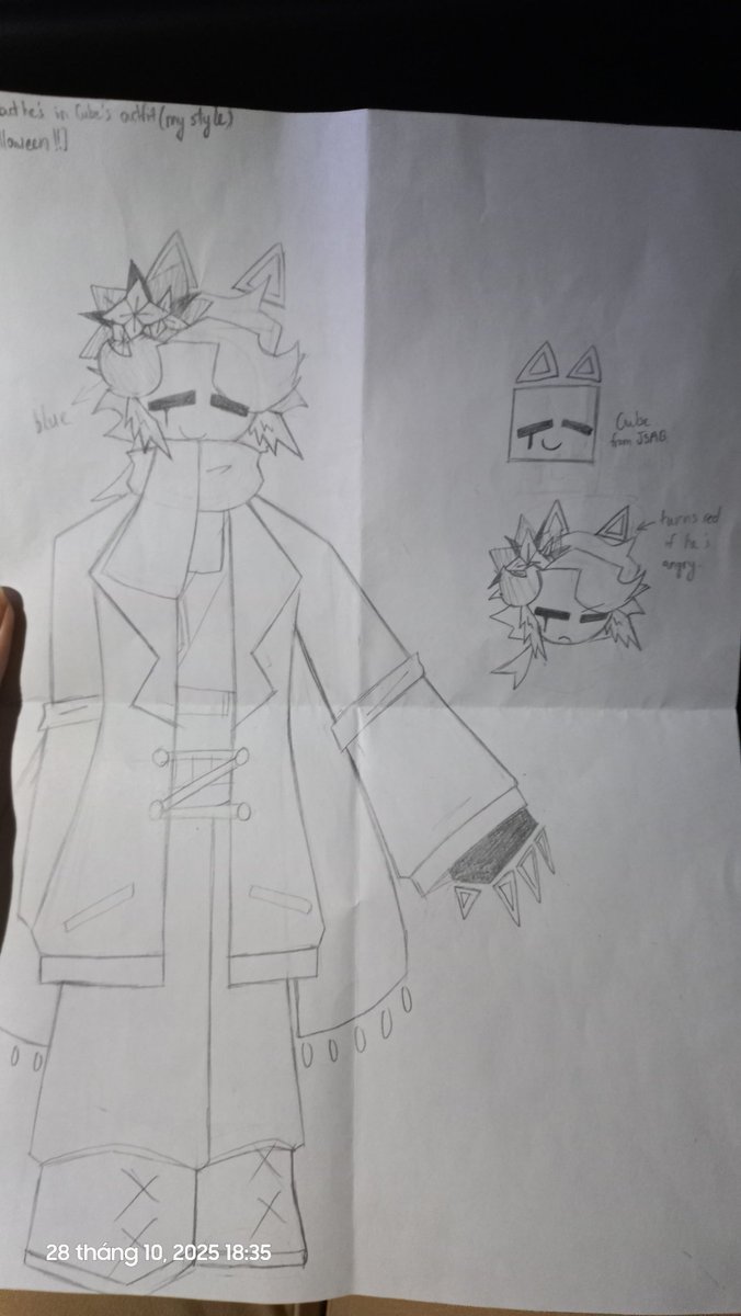 L1vingLeg3nd's tweet image. im too busy to redraw him on ibis paint
btw geometry in cube's outfit
anyways HAPPY HALLOWEEN!!!
#DeivyDoesTutorials33 #jsab #JustShapesAndBeats