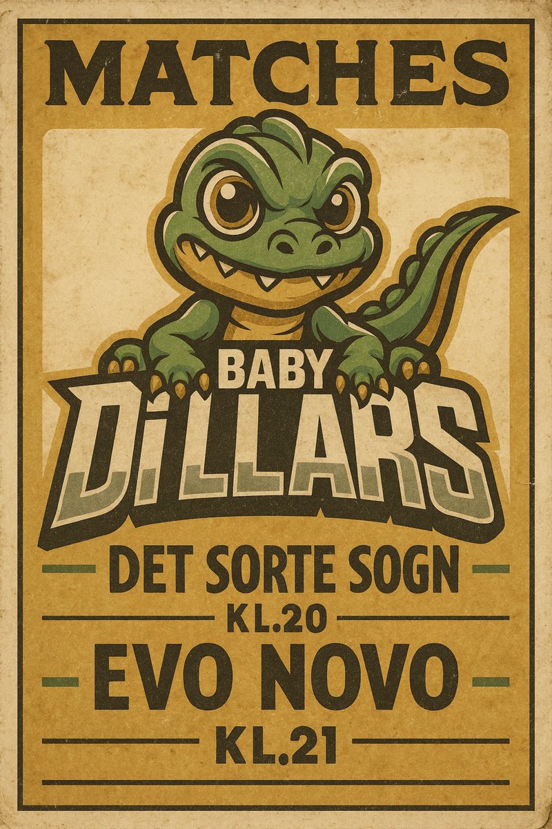 2 Kampe, 1 drøm!
Modstanderne tror, de skal spille CS…
Men de skal faktisk bare ligge på tværs i gabet🐊💀
#detsortesogn <a href="/evonovo_esport/">Evo Novo</a> Vi ses i sumpen🐊
Husk og vær med på twitch.tv/babydillars