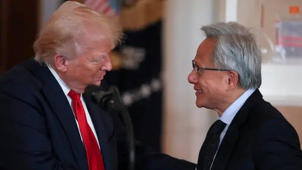 📉KOBEISSI: Nvidia in crescita dopo l'annuncio dell'incontro tra Trump e Jensen Huang