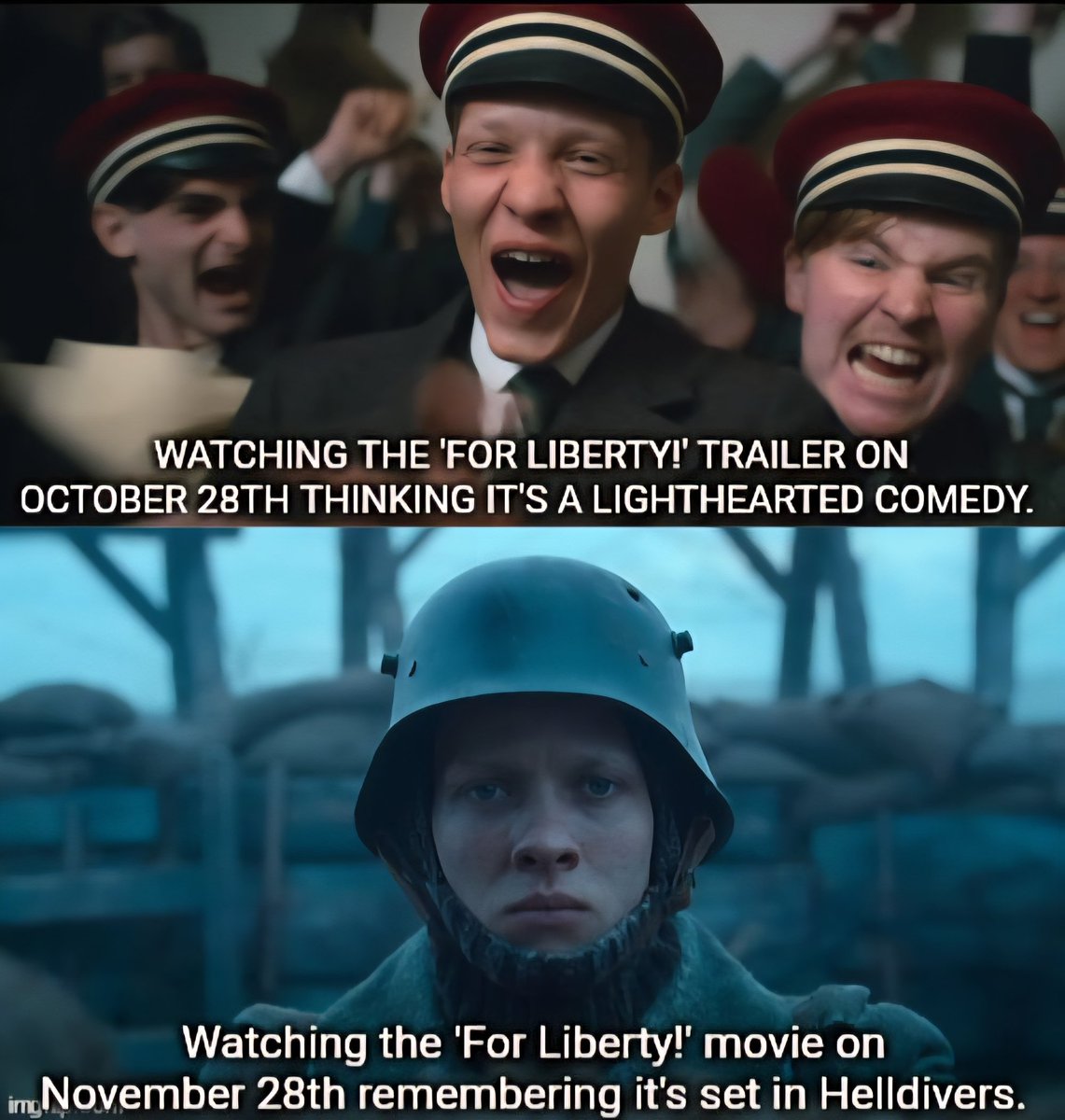 plot_coalition's tweet image. MINISTRY OF TRUTH – NOTICE OF CONDITIONAL APPROVAL

Following an exhaustive review, the Ministry of Truth has granted provisional clearance for exactly 113 seconds of your motion picture to be distributed for Super Safe Citizen Promotional Viewing on approved terminals.