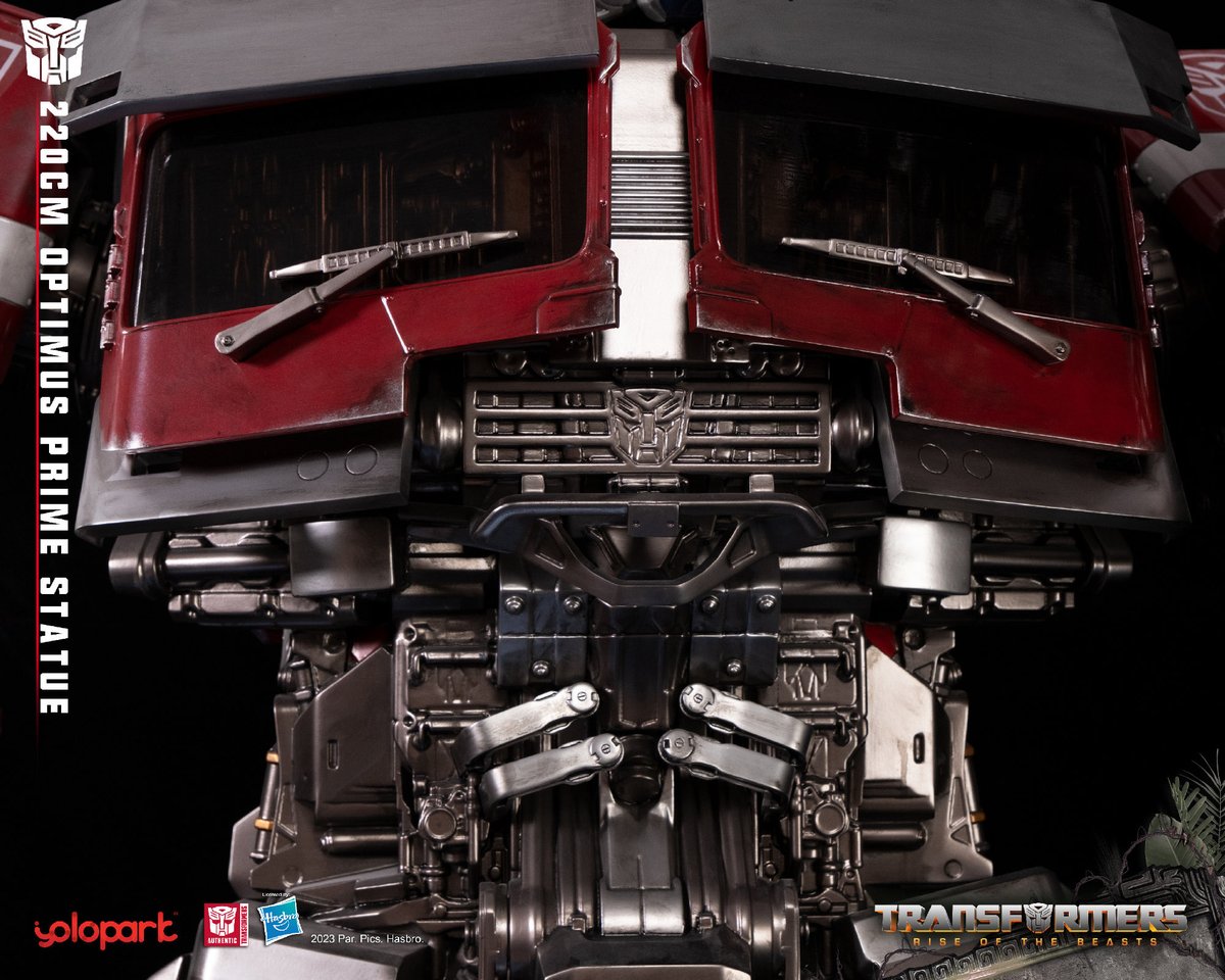 Talib1980's tweet photo. New from Hasbro and YOLOPARK 2.2-meter Optimus Prime statue from ‘Transformers: Rise of the Beasts.
#YOLOPARK #optimusprime #riseofthebeasts #rotb #yoloparkoptimusprime #Transformers #Hasbro #TransformersComics #TransformersTimelines #TransformersToys #MoreThanMeetsTheEye https://t.co/9gCLlck8G3