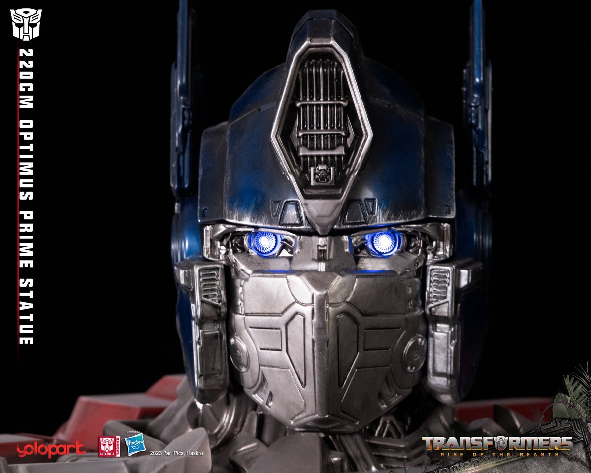 Talib1980's tweet photo. New from Hasbro and YOLOPARK 2.2-meter Optimus Prime statue from ‘Transformers: Rise of the Beasts.
#YOLOPARK #optimusprime #riseofthebeasts #rotb #yoloparkoptimusprime #Transformers #Hasbro #TransformersComics #TransformersTimelines #TransformersToys #MoreThanMeetsTheEye https://t.co/9gCLlck8G3