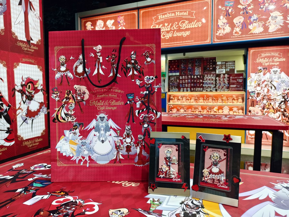 Hazbin Hotel × アニメイトカフェ台北西門店】 いよいよ明日よりコラボ